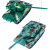 Игровой набор Танковый бой на радиоуправлении ZTZ-96A против M1A2 Yako Toys 6129